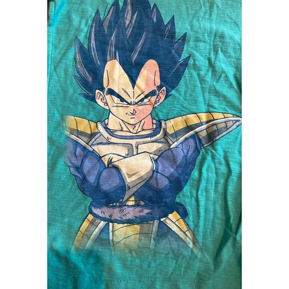 Dragon‎ Ball Z Shirt  2XL Blue Vegetta Arms Crossed Boys Girls - Picture 2 of 5